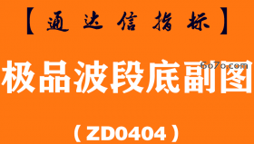 [ZD0404]极品波段底副图-通达信指标公式