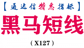 【通达信指标】黑马短线-副图指标公式（X127）