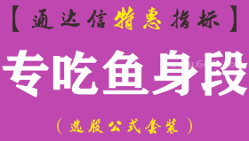【通达信指标】专吃鱼身段-副图指标公式