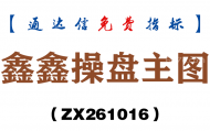 [ZX261016]鑫鑫操盘主图－通达信指标源码分享