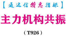 【通达信指标】主力机构共振-副图指标公式（T926）