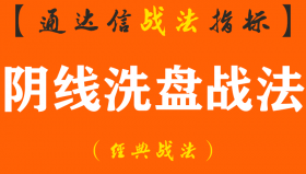 【通达信经典战法】洗盘手法中最磨人的一种——“打压股价洗盘”，千万不要卖（Z050）