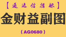 [AG0680]金财益副图-通达信指标公式-趋势指标，波段指标，中线理论短线
