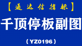[YZ0196]千顶停板副图-通达信指标公式