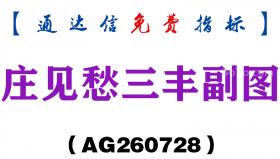 [AG260728]庄见愁三丰副图-通达信指标源码分享