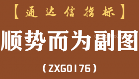 [ZXG0176]顺势而为副图-通达信指标公式-含手机版