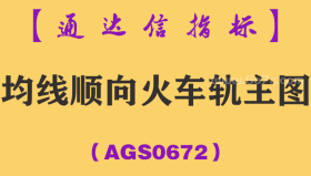 [AGS0672]均线顺向火车轨主图-通达信指标公式