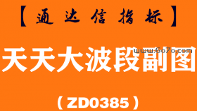 [ZD0385]天天大波段副图-通达信指标公式