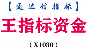 【通达信指标】王指标资金-副图指标公式（X1030）