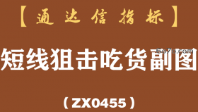 [ZX0455]短线狙击吃货副图-通达信指标公式