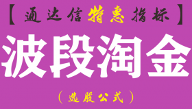【通达信指标】波段淘金-副图指标公式