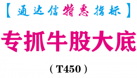 【通达信指标】专抓牛股大底-副图指标公式（T450）