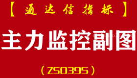 [ZS0395]主力监控副图-通达信指标公式-观察每一个具体个股的筹码分布状况和散户的整体盈利比例