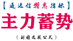 【通达信指标】主力蓄势-副图指标公式