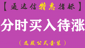 【通达信指标】分时买入待涨-副图分时指标公式（手机+电脑）