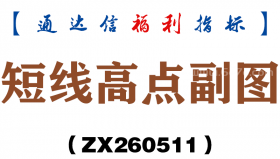 [ZX260511]短线高点副图－通达信指标源码分享