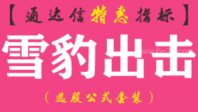 【通达信指标】雪豹出击-副图指标公式（手机+电脑）
