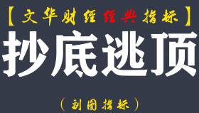 【文华财经指标】抄底逃顶99%成功率-买卖点多空指标公式(W059)