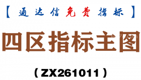 [ZX261011]四区指标主图－通达信指标源码分享