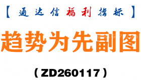 [ZD260117]趋势为先副图－通达信指标源码分享