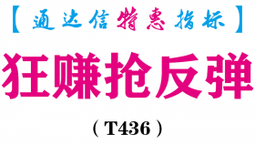 【通达信指标】狂赚抢反弹-副图指标公式（T436）
