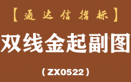[ZX0522]双线金起副图-通达信指标公式
