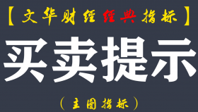 【文华财经指标】买卖提示-成功率期货指标公式（W043）