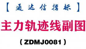 [ZDMJ0081]主力轨迹线副图-通达信指标公式