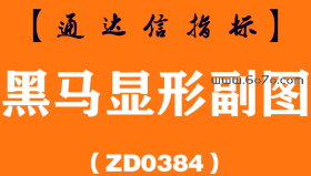 [ZD0384]黑马显形副图-通达信指标公式