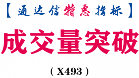 【通达信指标】成交量突破-副图指标公式（X493）