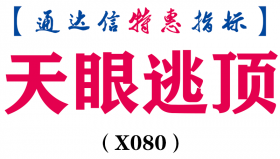 【通达信指标】天眼逃顶-副图指标公式（含手机版）(X080)