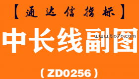 [ZD0256]中线长副图-通达信指标公式