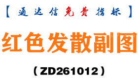 [ZD261012]红色发散副图-通达信指标源码分享