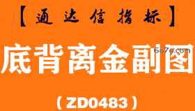 [ZD0483]底背离金副图-通达信指标公式