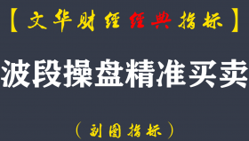 【文华财经指标】波段操盘精准买卖-买卖波段指标公式(W061)