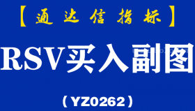 [YZ0262]RSV买入副图-通达信指标公式