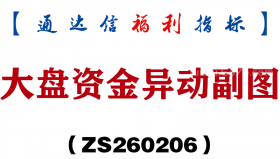 [ZS260206]大盘资金异动副图－通达信指标源码分享