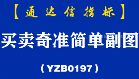 [YZB0197]短买奇准简单副图-通达信指标公式