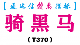 【通达信指标】骑黑马-副图指标公式（T370）
