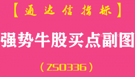 [ZS0336]强势牛股买点副图-通达信指标公式