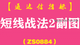 [ZS0884]短线战法2副图-通达信指标公式