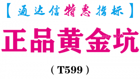 【通达信指标】正品黄金坑-副图指标公式（T599）