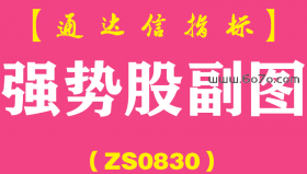 [ZS0830]强势股副图-通达信指标公式