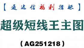 [AG251218]超级短线王主图－通达信指标源码分享