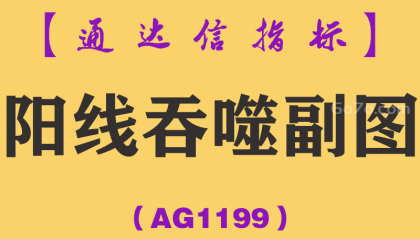 [AG1199]阳线吞噬副图-通达信指标公式