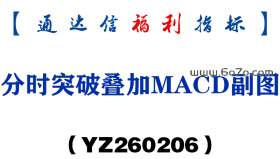 [YZ260206]分时突破叠加MACD副图－通达信指标源码分享
