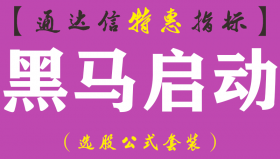 【通达信指标】黑马启动-副图指标公式（手机+电脑）