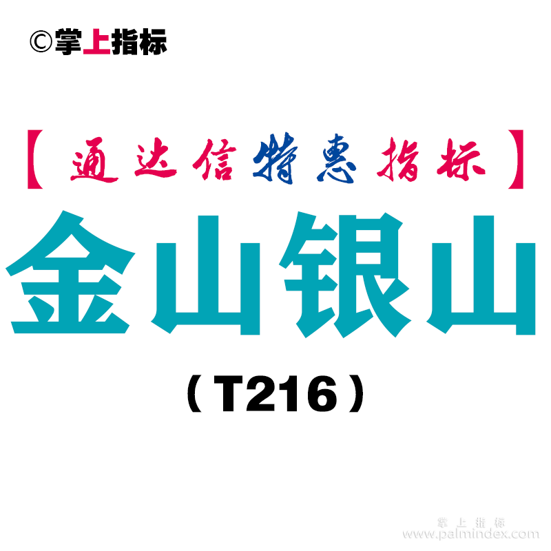 【通达信指标】金山银山-副图指标公式（T216）