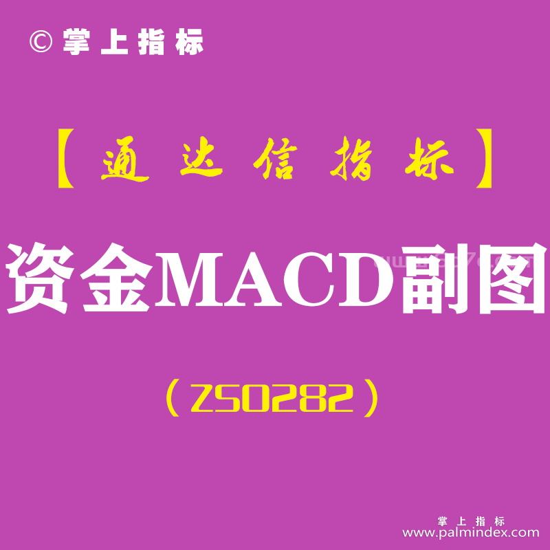 [ZS0282]资金MACD-通达信副图指标公式