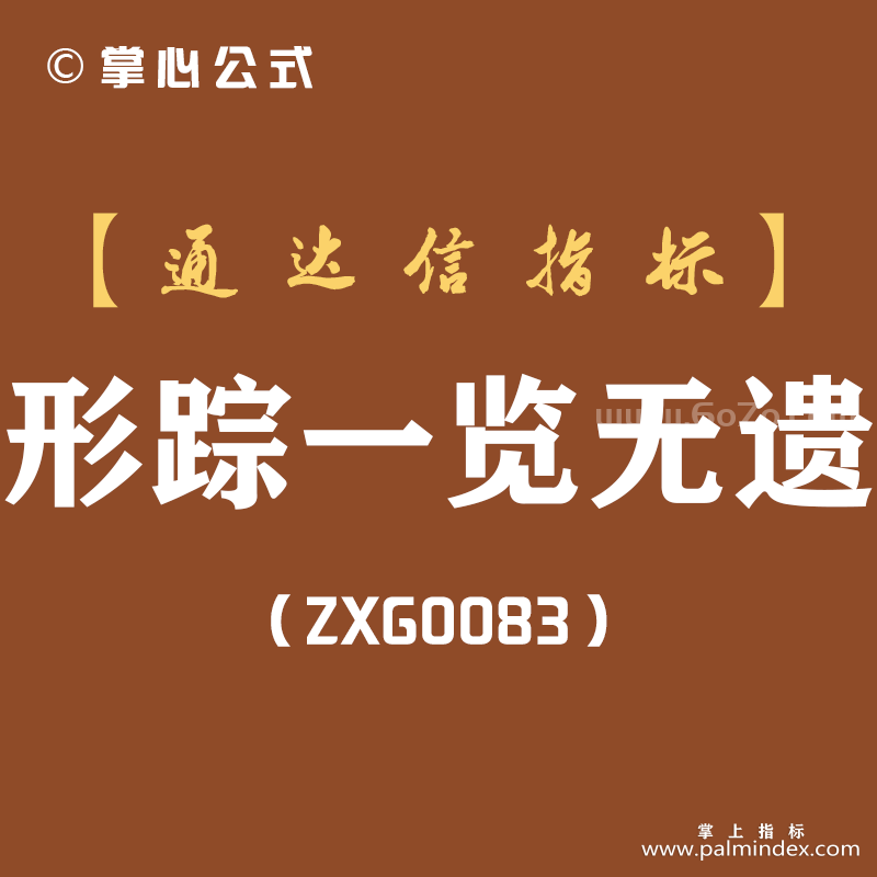 [ZXG0083]形踪一览无遗副图-通达信指标公式